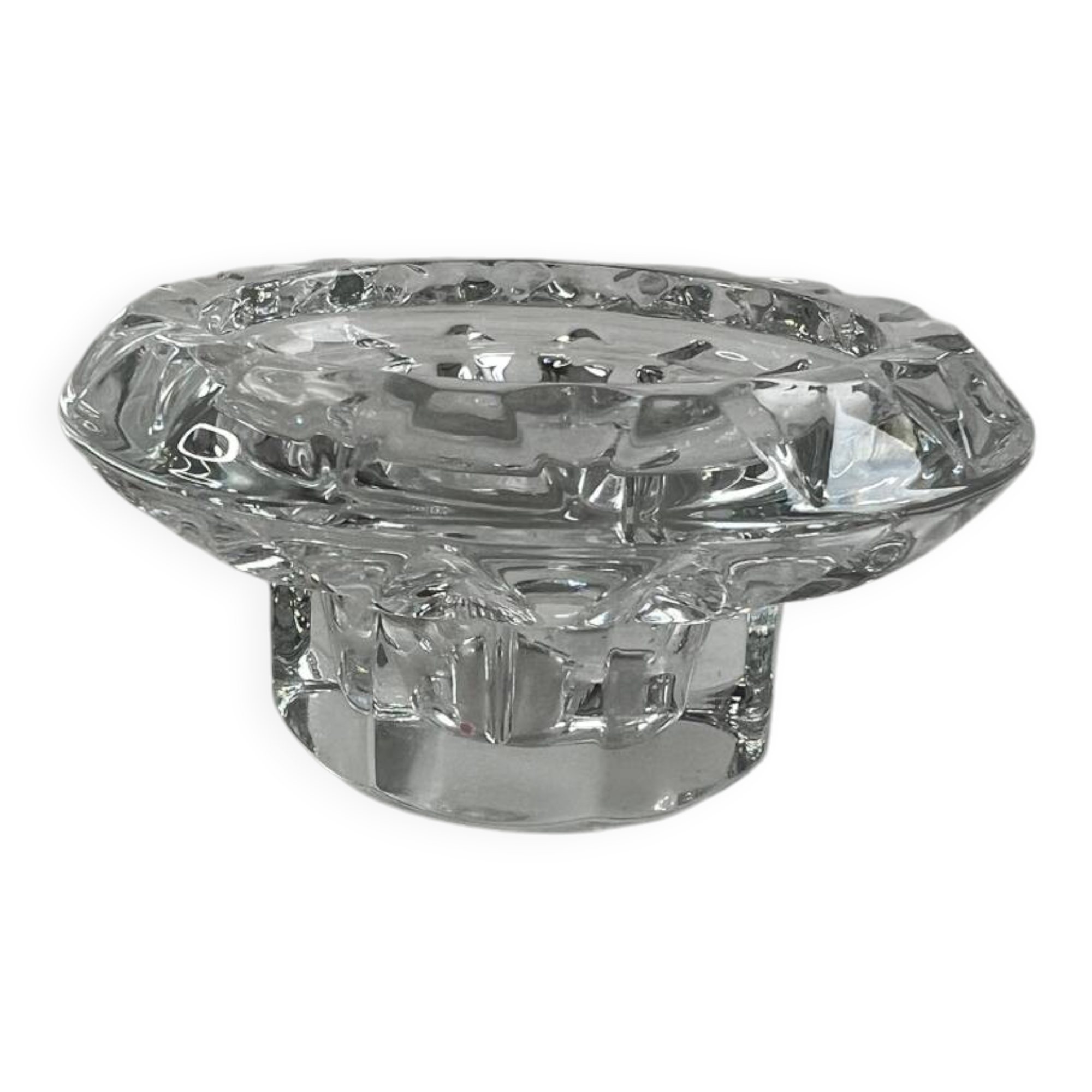 Glass candlestick