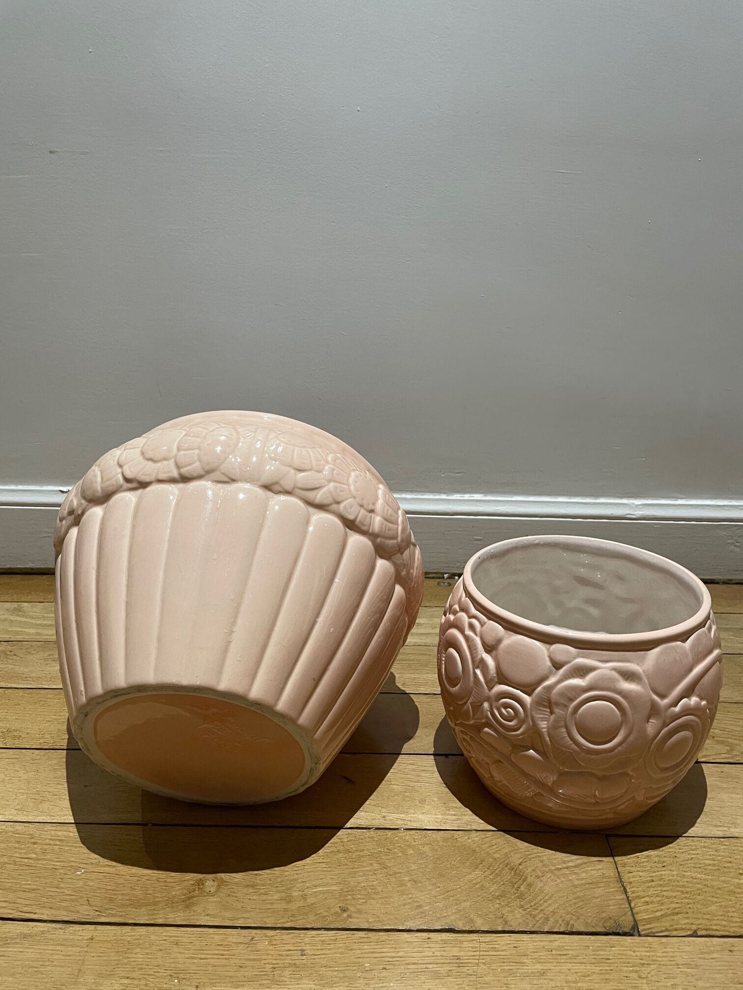 Pair of pot covers in saint clément ceramic