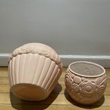 Pair of pot covers in saint clément ceramic