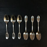 6 floral teaspoons