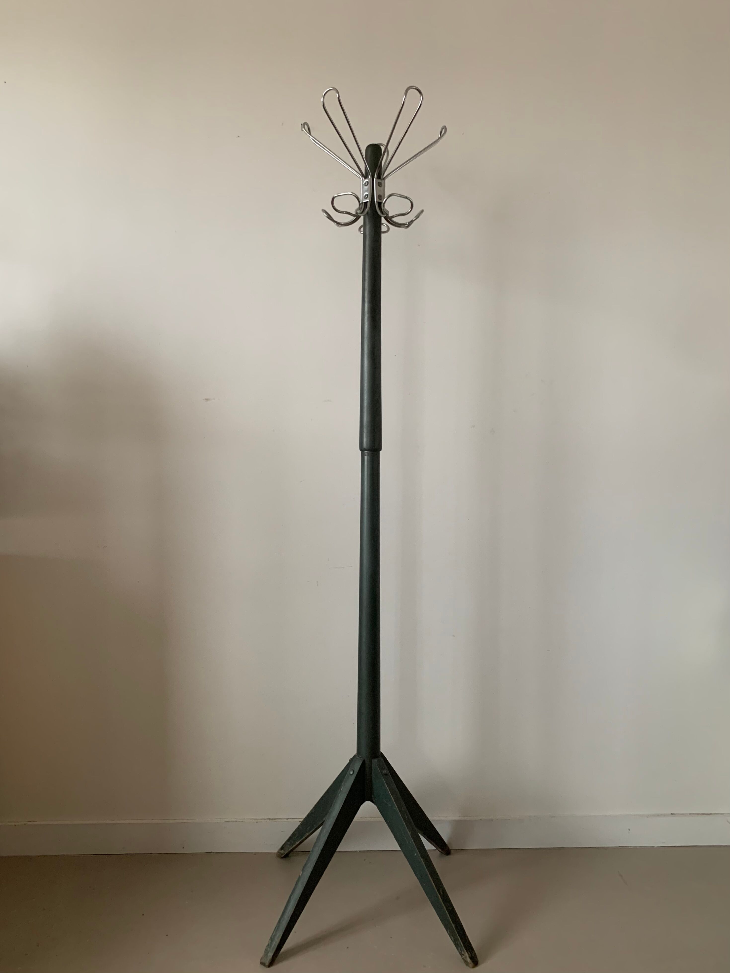 Antique parrot coat rack