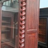 Large Louis XIII bookcase in solid oak