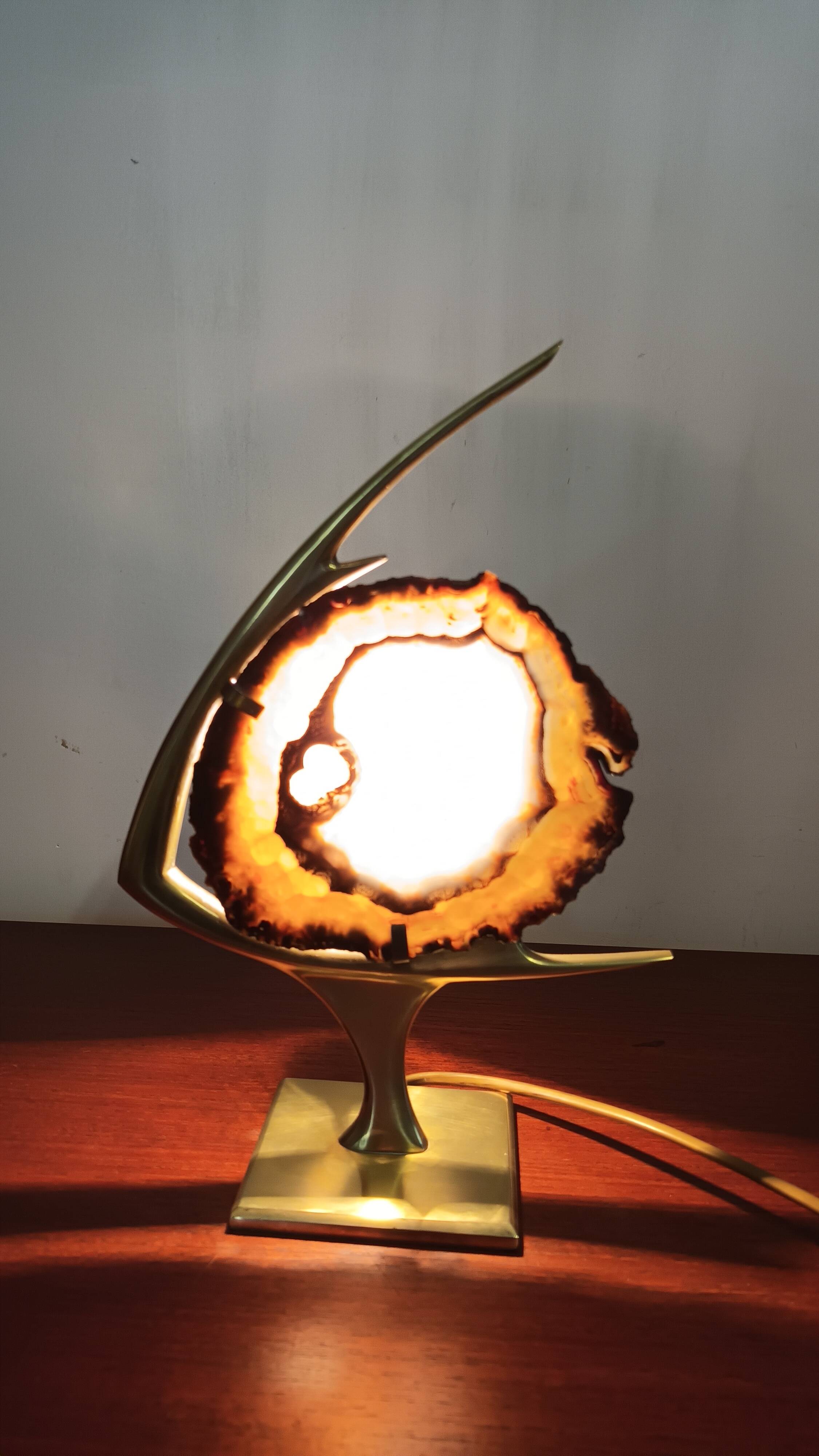 Fish lamp attributed to Willy Daro, 1970s.