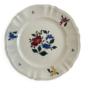 Large presentation dish Sarreguemines and Digoin