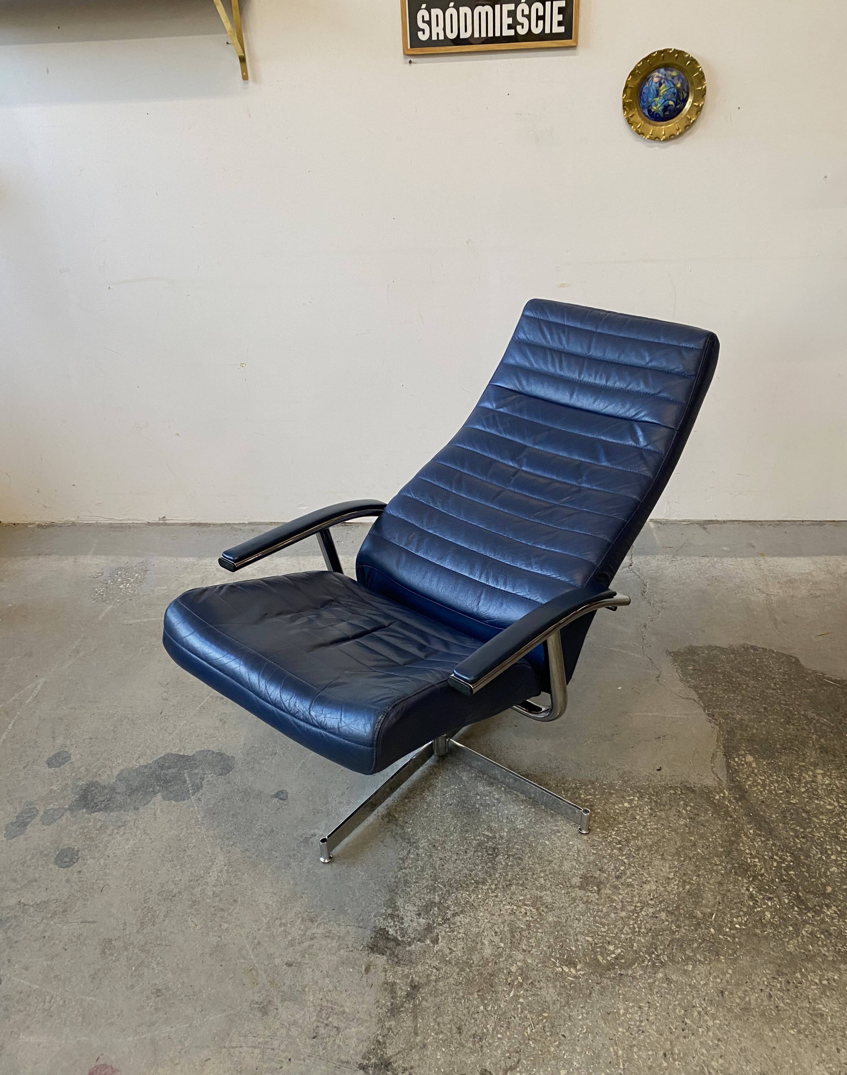 Swivel Lounge Chair, Bolia, Denmark, 1970s, mid-century, vintage