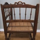 Corner chair canus Louis XV style