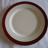 Assiettes plates porcelaine opaque digoin sarreguemines modèle pasteur