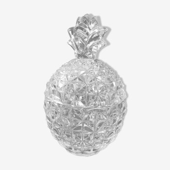 Bonbonnière ananas en cristal