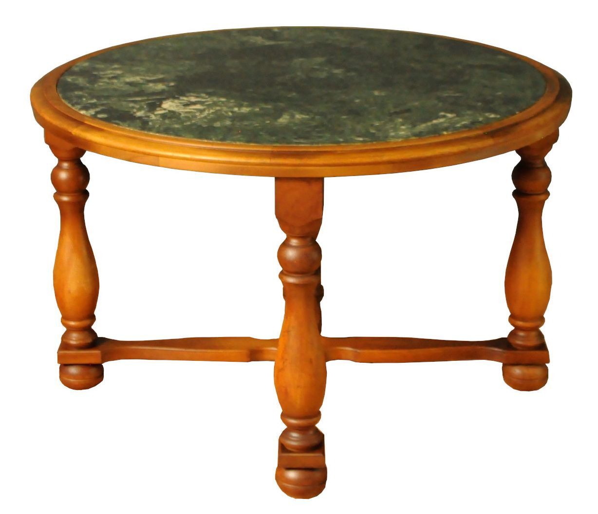 Table basse scandinave avec plateau en marbre