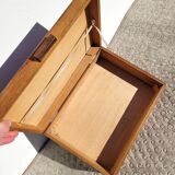 Old wooden box sewing 36x26cm