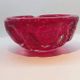 1960s ashtray or catch-all in Murano glass with air bubbles.