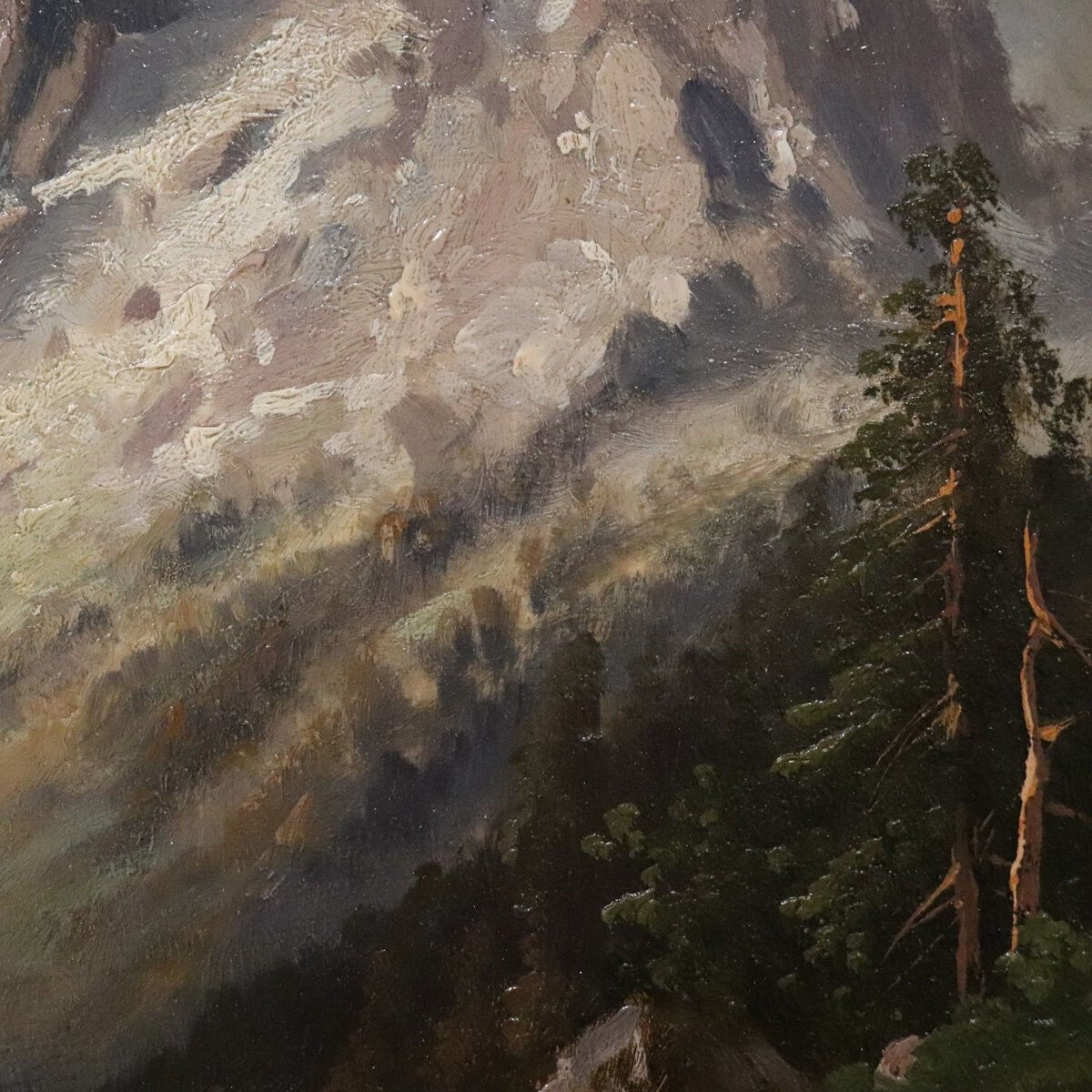 Mountain Landscape, Oil Painting On Board
