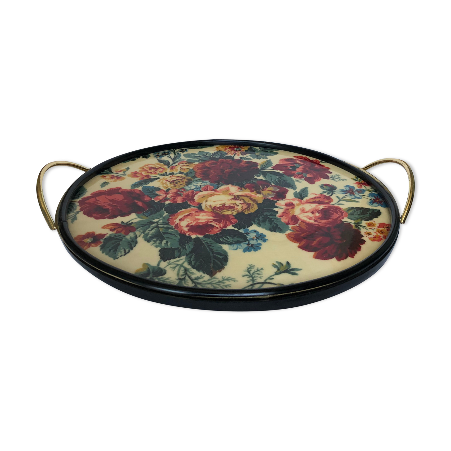 Round flower tray