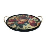 Round flower tray