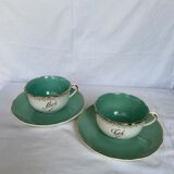 Duo of déjeuner toi & moi "digoin & sarreguemines"