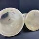 Large pair of glass vases with enameled floral decoration from the early 20th century LEGRAS