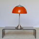 Lampe champignon orange vintage Unilux 1970