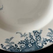 13 deep plates Terre de fer Cyclamens Louis Graves