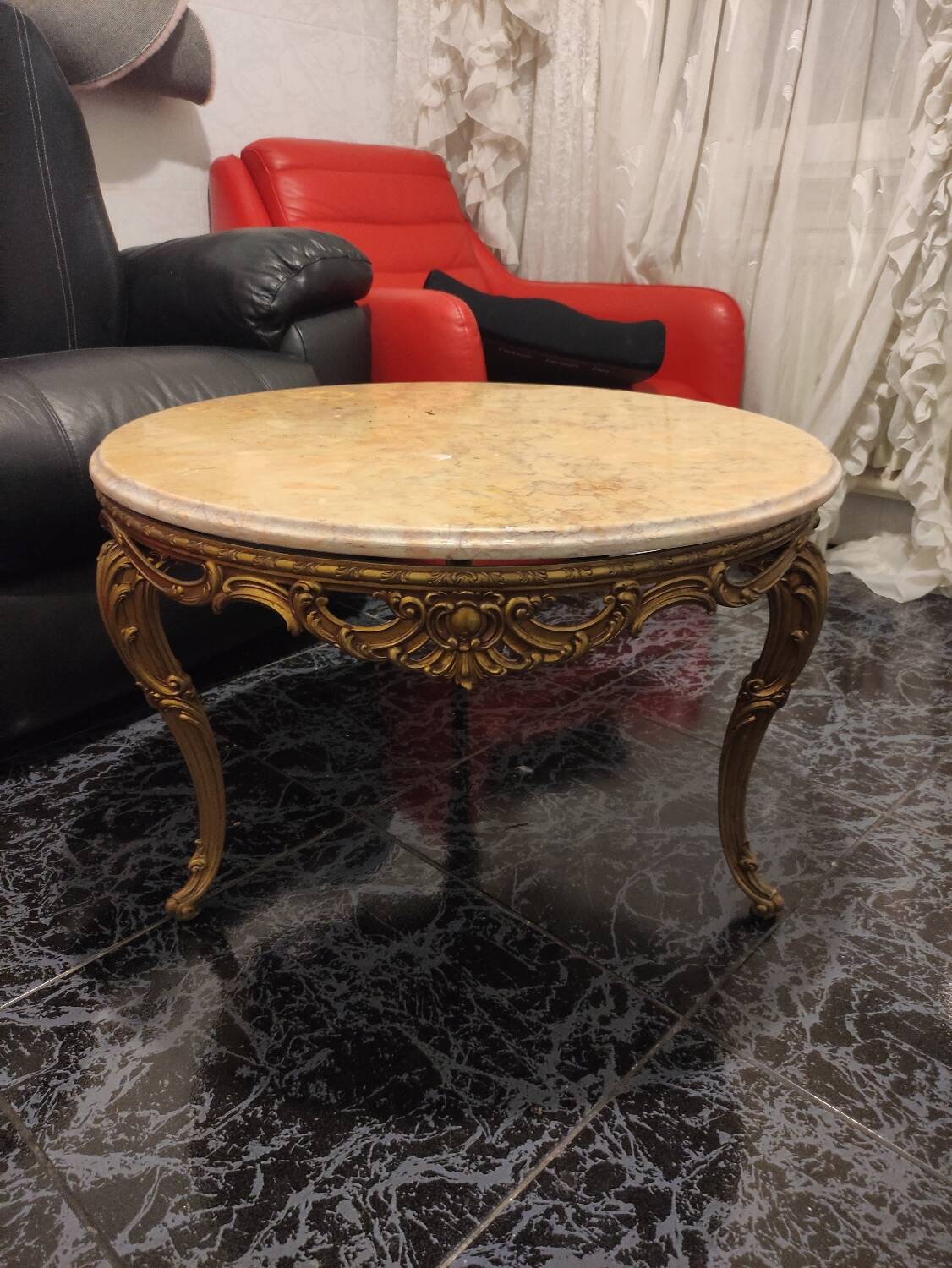 Marble table