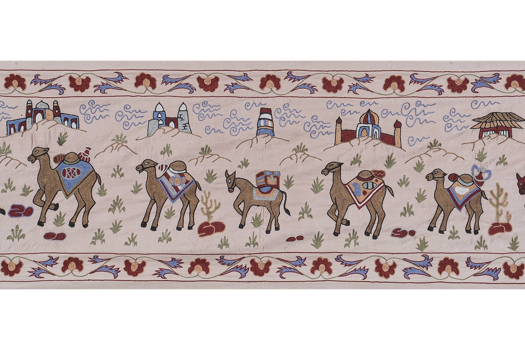 Tapis noué à la main, tapis turc vintage 54x190 cm
