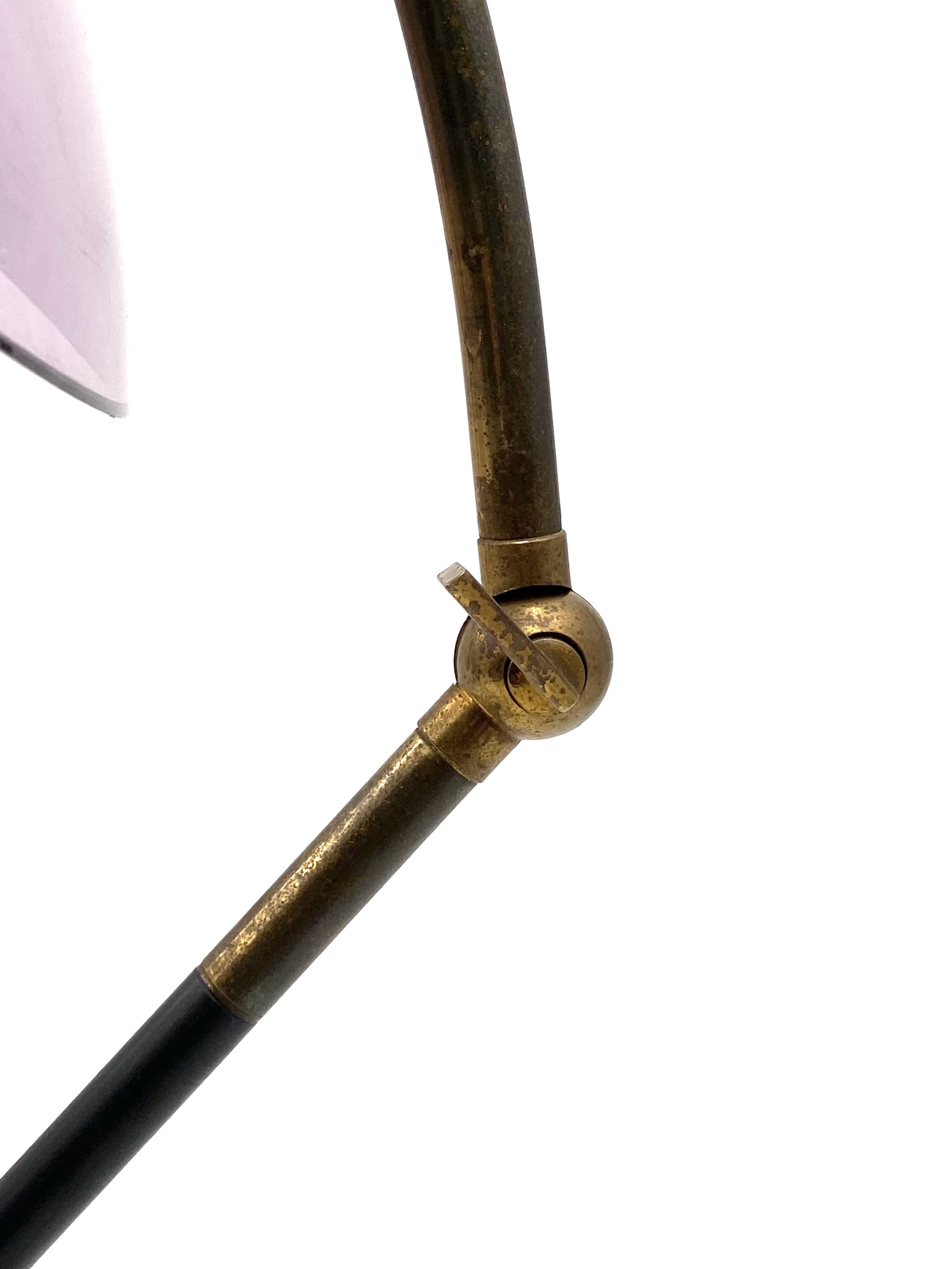 Stilux, mod. Orleans dome table lamp, Stilux Milano Italy, 1955