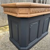 Solid oak counter