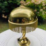 Vintage half moon brass lamp