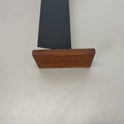 cubic Large 38cm Teak and Metal adjustable wall light element, Germany 1950s