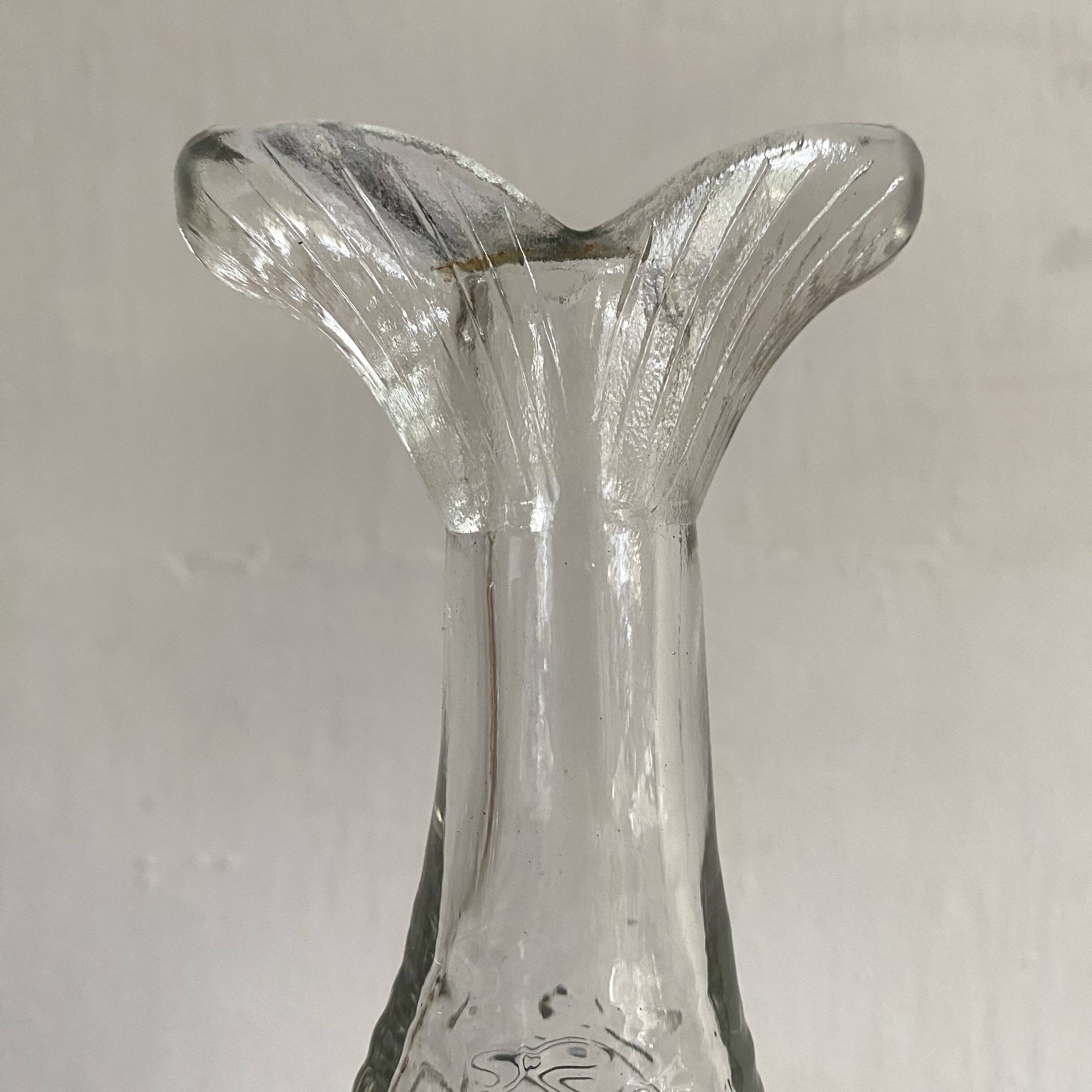 Glass fish carafe, 4 available