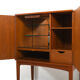 Mid Century Fine Danish Bar Cabinet in Teak