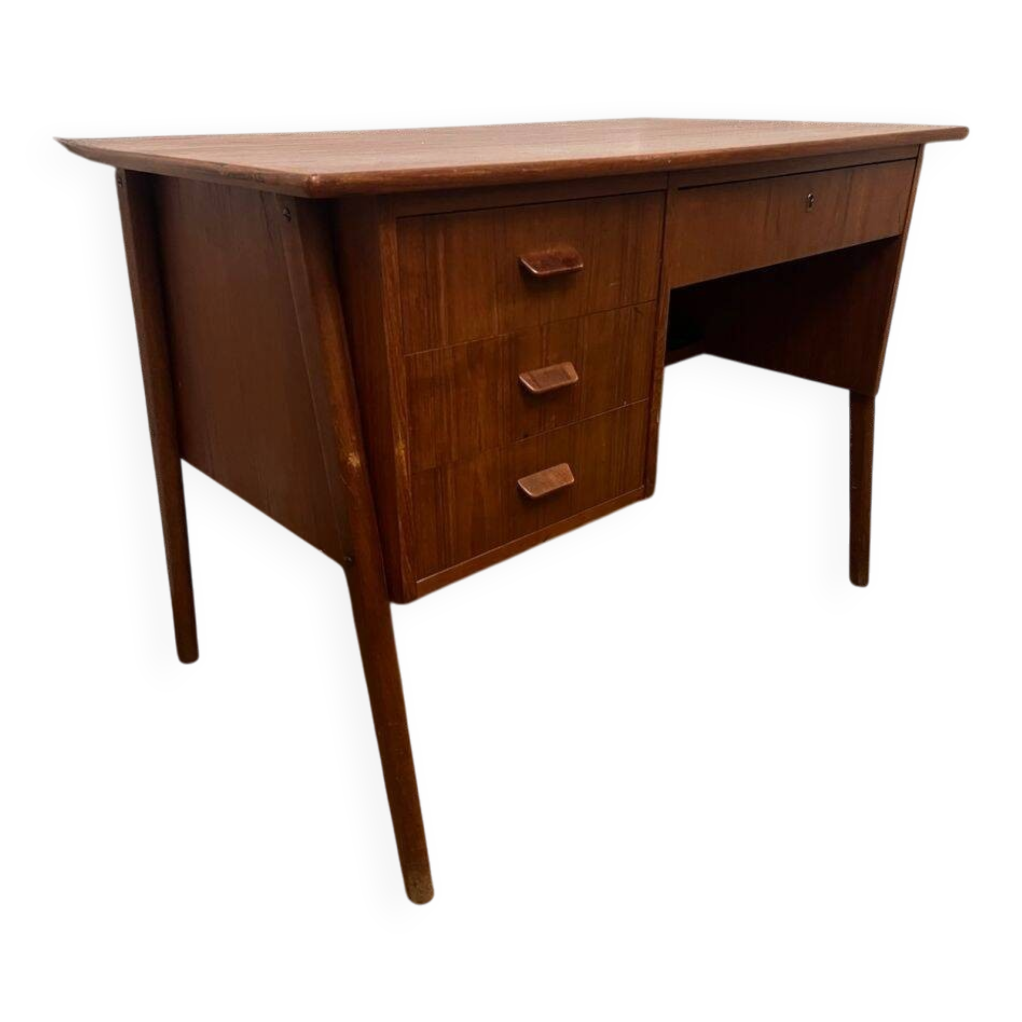 Bureau teck vintage