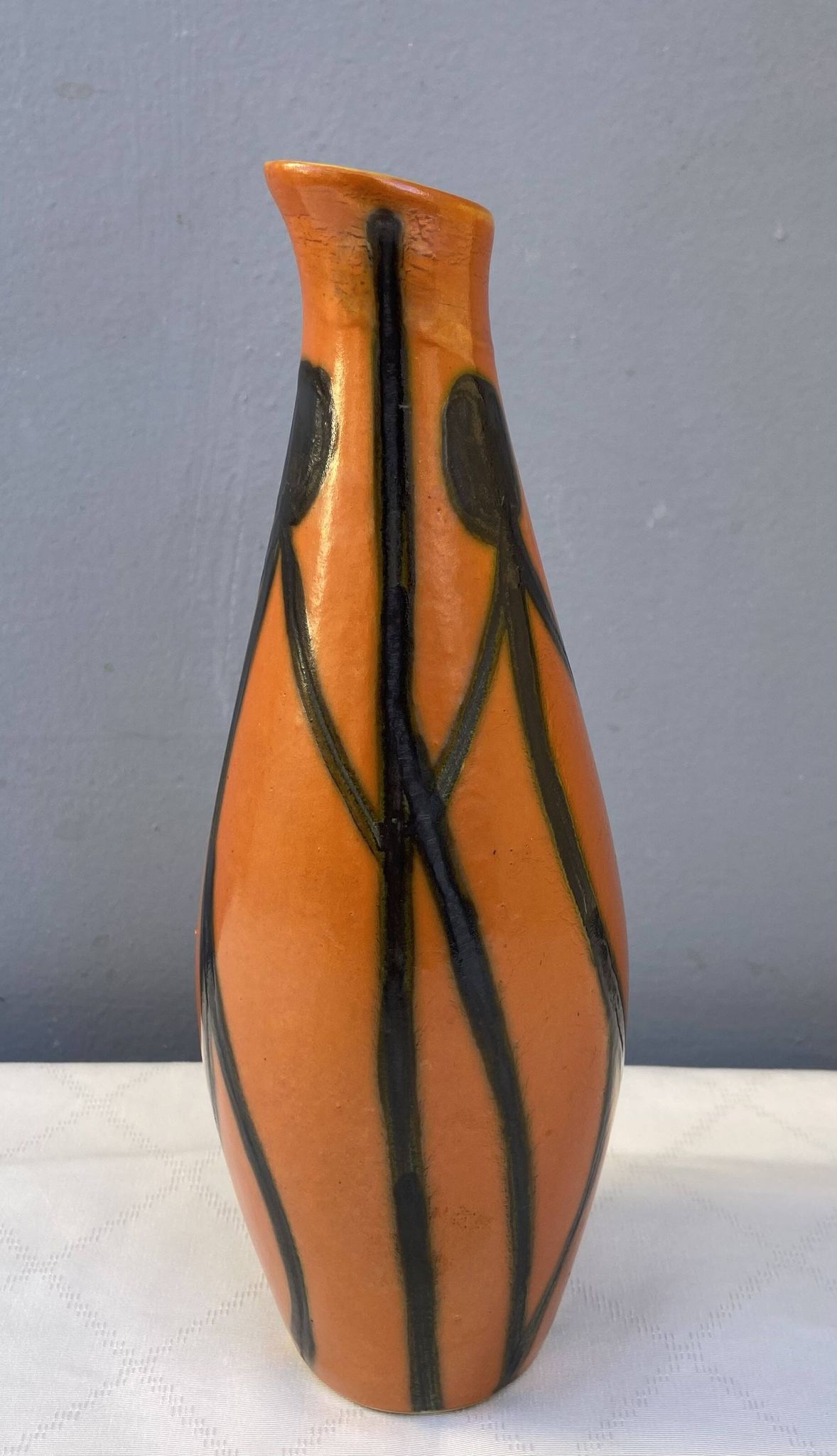 Vase en céramique Tofej Hongrie années 60