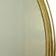 Classic Oval Gold Mirror Ribbon Decoration France 58cm