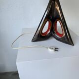 1950s ceramic table lamp, free form