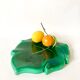 ceramic trivet leaf model Gien 60s