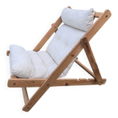 Adjustable Kon-Tiki armchair in pine by Gillis Lundgren for Ikea 70 80
