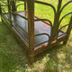 Vintage rattan bookshelf