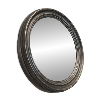Miroir vintage convexe, oeil de sorcière