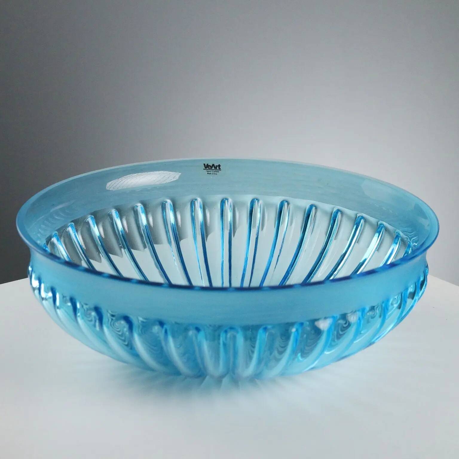 Vintage VeArt Murano glass centrepiece, Italy, 1980s