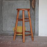 Tabouret vintage, tabouret bois , tabouret d'appoint, tabouret de bar