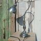 Chrome metal design table lamp – swan neck style