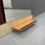 Vintage Wall-Mounted Hallway Panel with Hooks, Mirror & Shelf, 1960s