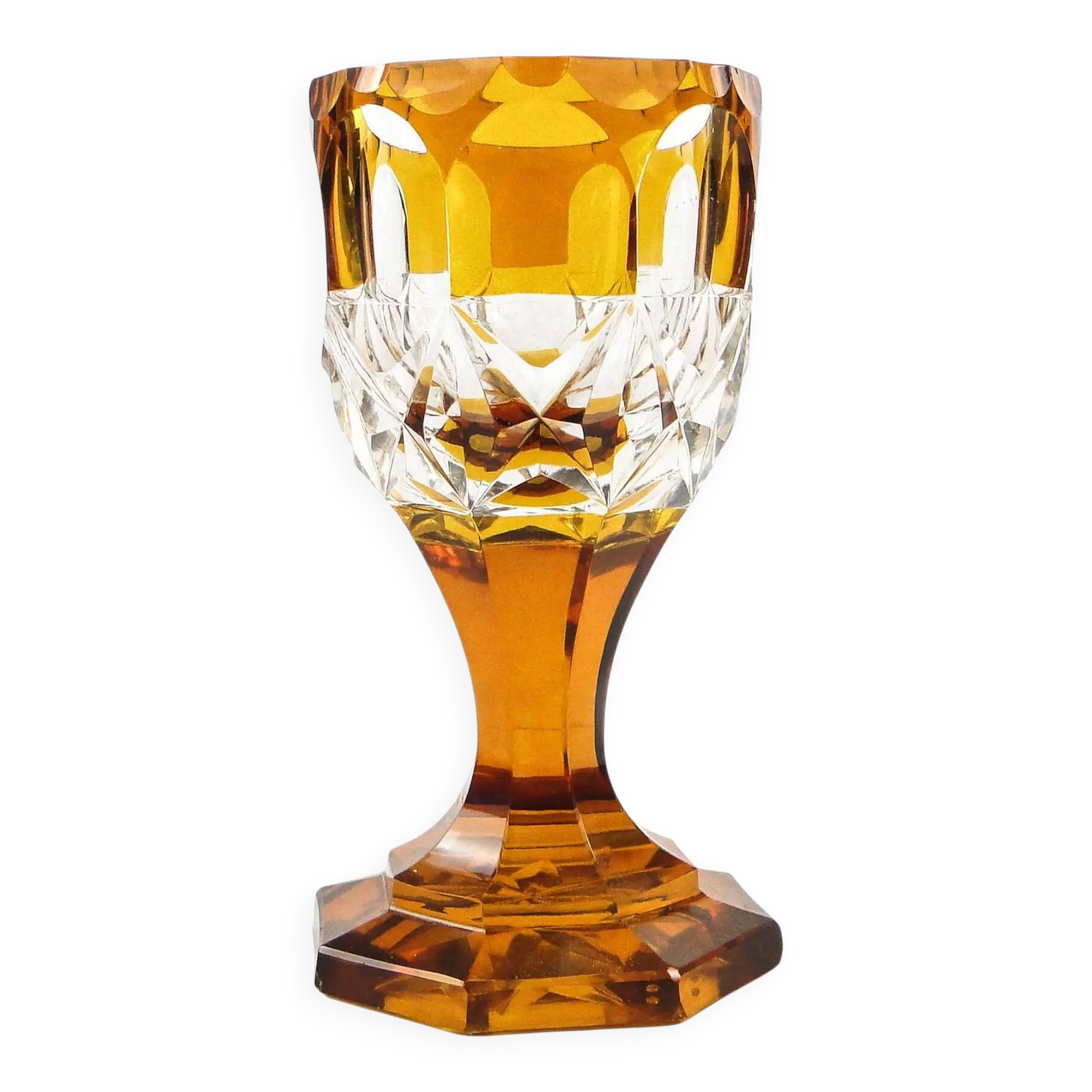 Art Deco goblet, Czechoslovakia, 1930s