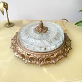 Antique glass globe table lamp