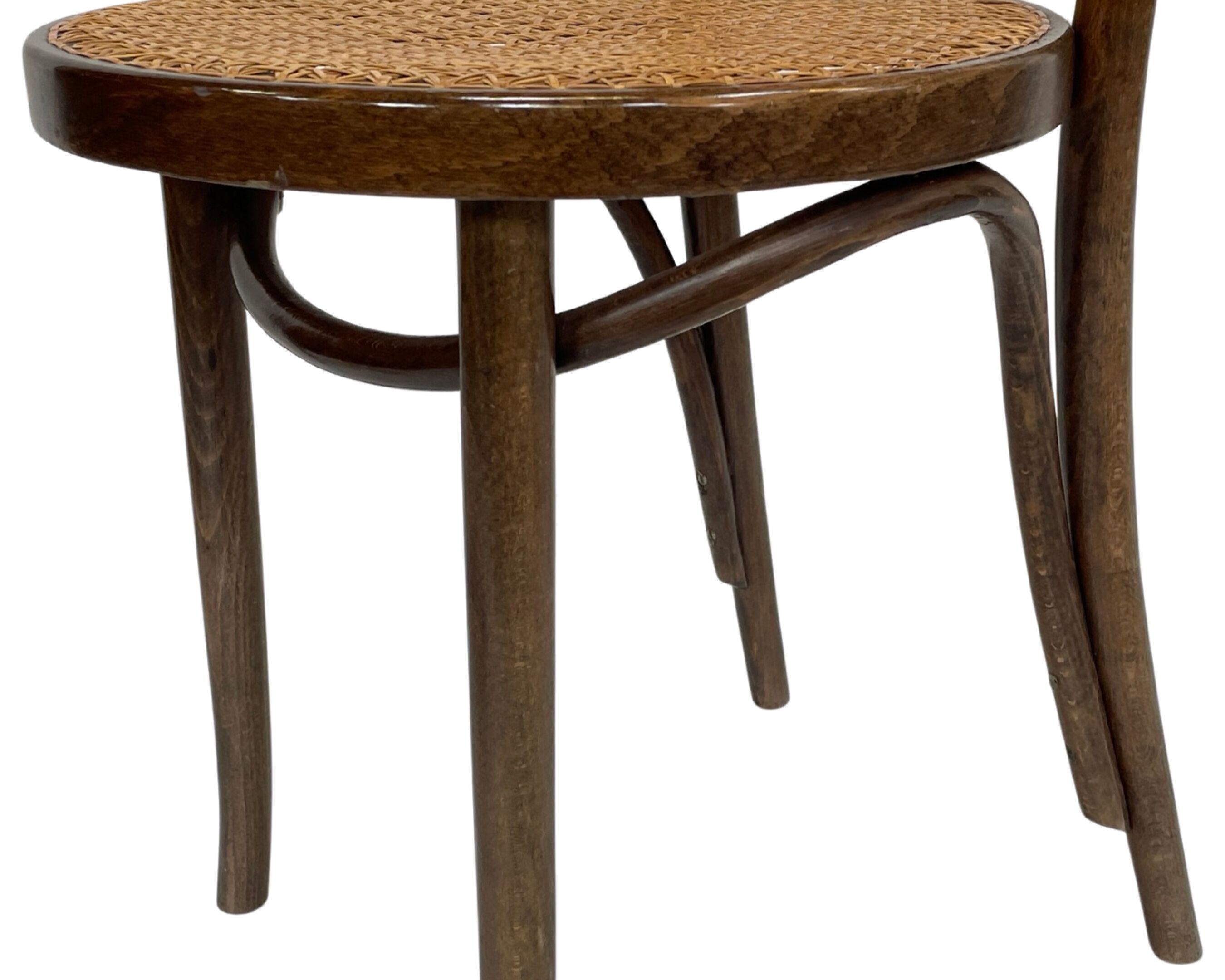 Ensemble vintage de quatre chaises Michael Thonet ZPM Radomsko Design