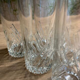 Set of 6 large glasses water / soda / aperitif ~15cm
