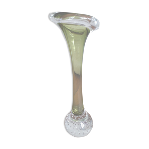 Vase soliflore suédois en verre