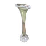 Swedish soliflore vase in blown glass