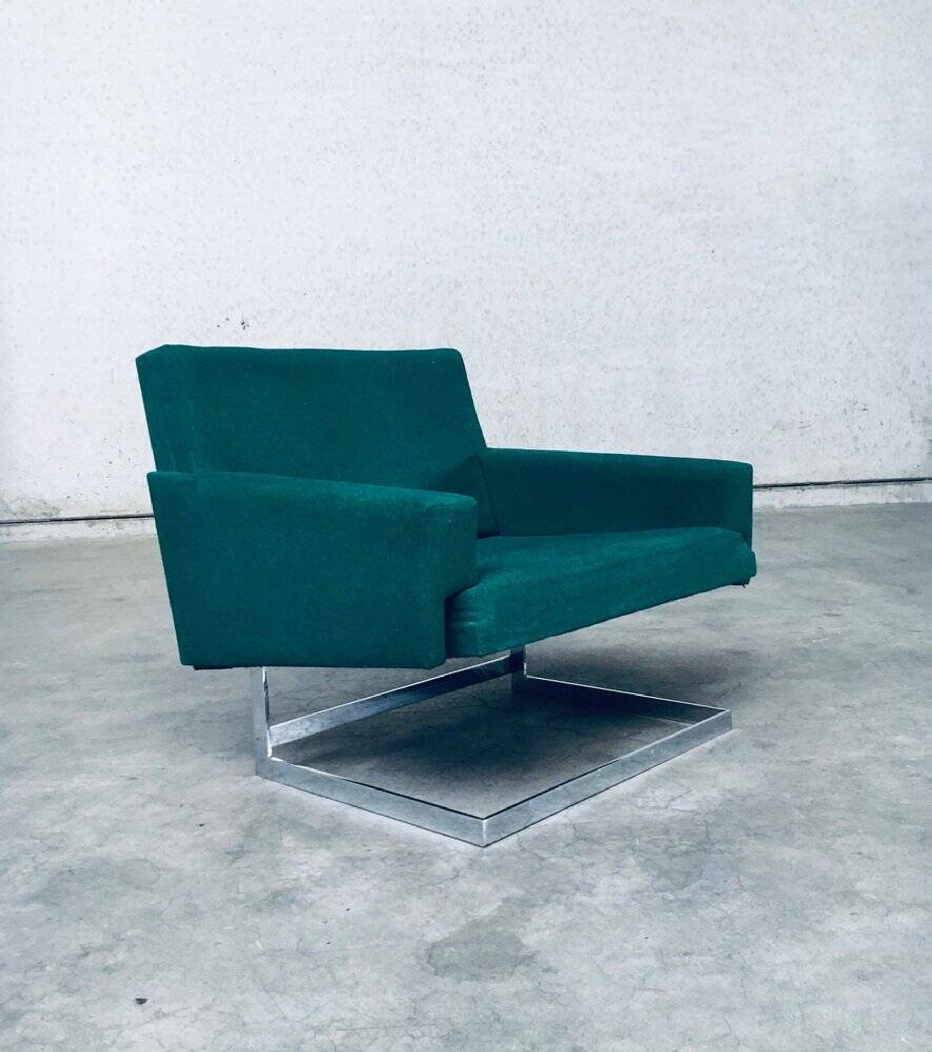 Mid-Century Modern Belgian Floating Lounge Chair, 1960s