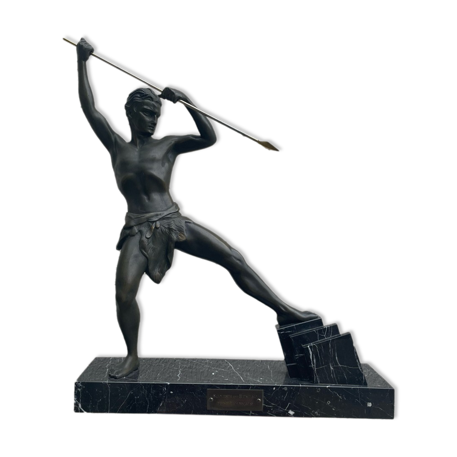 Art Deco sculpture signed Uriano